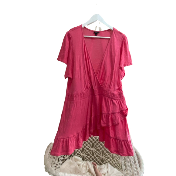 Torrid Cotton 🎀 Faux Wrap Top 🎀 size 2 (2x) - Picture 10 of 11